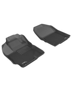 3D MAXpider 2012-2018 Toyota/Scion Yaris/XD Kagu 1st Row Floormat - Black - L1TY10811509