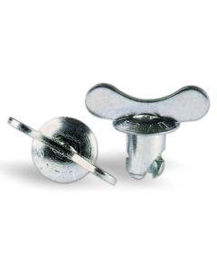 Moroso Quick Fastener - Butterfly Head - 7/16in x .450in - Steel - 10 Pack - 71270