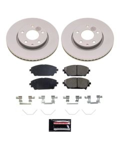 Power Stop 19-23 Mazda 3 Front Z17 Coated Brake Kit - CRK8756