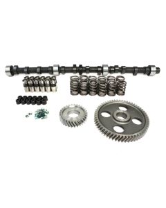 COMP Cams F66 260H Hydraulic Flat Tappet Camshaft Kit for Small Block Chevy 283-400 1962-1986, Steel Core, Black Finish, 0.477" Lift, 230° Duration - SK66-237-4