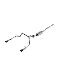 Borla 2024 Chevy Silverado 1500 6.2L V8 Touring Catback Exhaust w/ Simulator - Black Chrome - 140991BC