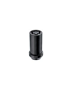 McGard Wheel Lock Nut Set - 4pk. (Tuner / Cone Seat) M14X1.5 / 1in. Hex / 1.935in. Length - Black - 25112