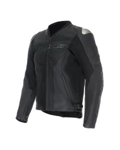 Dainese Racing 5 Leather Perforated Jacket Black/Black/Black Size - 50 - 2015300111-691-50