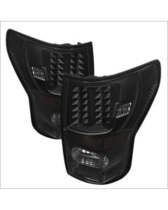 xTune Toyota Tundra 07-13 LED Tail Lights Black ALT-JH-TTU07-LED-BK - 5070883