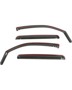 Westin 2016-2018 Toyota Tacoma Double Cab 4dr Wade In-Channel Wind Deflector 4pc - Smoke - 72-88433