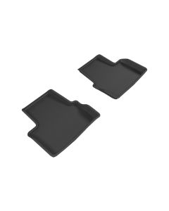 3D MAXpider 2016-2019 Chevrolet Volt Kagu 2nd Row Floormats - Black - L1CH07921509