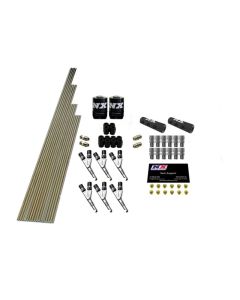 Nitrous Express 6 Cyl SSV/Std Plumb Kit w/2 Solenoids & 150HP Jets Incl Hardware - 13392