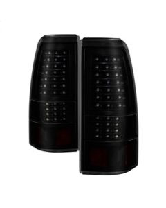 xTune 03-06 Chevrolet Silverado 1500 LED Tail Lights - Black Smoke (ALT-JH-CSIL03-LED-BSM) - 9037641