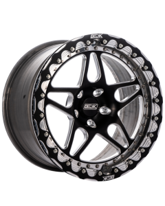 Belak 15x11 GTR Rear Wheel (OEM Small Brake Kit Req) / 5x114.3 BP / Series 3 Wheel- Single Beadlock - 15115114S3GTR-SBL