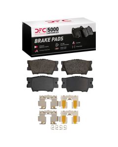 DFC 07-24 Toyota Camry Rear 5000 Advanced Ceramic Brake Pads and Hardware Kit - 1551-1632-02