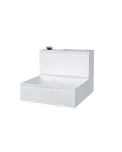 Deezee Universal Tanks - L-Shape White Steel (55 Gal) - DZ91754S