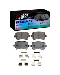 DFC 00-18 Audi A4 Quattro Rear 4000 HybriDynamic Brake Pads and Hardware Kit - 4000-1108-01