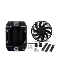Mishimoto Universal Drag Race Performance Aluminum Radiator - Black - MMRAD-UNI-DRGBK