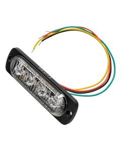 Oracle 4 LED Slim Strobe - Red - 3510-003