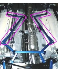 Cusco Floor Center Power Brace Mitsubishi EVO X CZ4A 08-12- CUSC-566 492 C