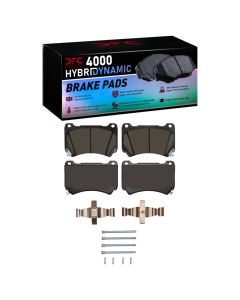DFC 09-14 Hyundai Equus Front 4000 HybriDynamic Brake Pads and Hardware Kit - 4000-1396-01