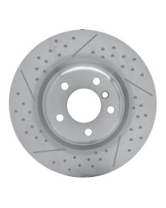 DFC 12-20 BMW M235I xDrive Rear Brake Rotor - Dimpled and Slotted - 640-31113