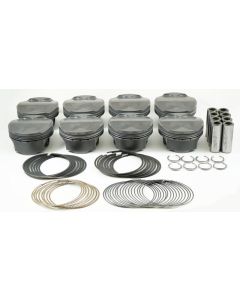 Mahle MS Piston Set SBF 302ci 3.630in Bore 3.65in Stroke 5.933in Rod .866 Pin 3cc 11.2 CR Set of 8 - 930258030