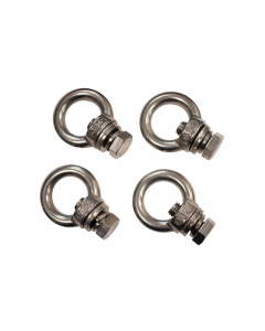 Fishbone Offroad Jeep Storage/Bed Rack Tie Down Kit Stainless Steel - FB21260