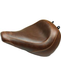 Mustang 18-21 Harley Fat Boy Wide Tripper Solo Seat - Brown - 83020