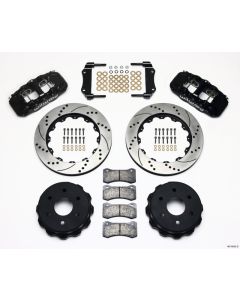 Wilwood AERO4 RearTruck Kit 14.25in Drilled 1999-2010 GM 1500-SUV 2 Piston OE Caliper - 140-9838-D