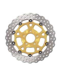 Performance Machine 11.5 Dominator Front - Gold Ano - 0133-1535S-G