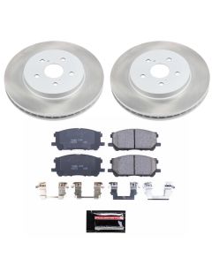 Power Stop 06-07 Toyota Highlander Front Semi-Coated Rotor Kit - SC196