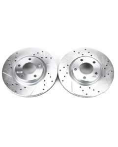 Power Stop 04-13 Mazda 3 Front Evolution Drilled & Slotted Rotors - Pair - JBR1115XPR