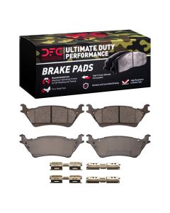 DFC 12-20 Ford F-150 RWD Rear Ultimate Duty Performance Brake Pads and Hardware Kit - 1400-1602-01