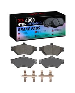 DFC 95-97 Ford Crown Victoria Front 4000 HybriDynamic Brake Pads and Hardware Kit - 4000-0678-01