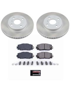 Power Stop 07-18 Toyota Yaris Front Semi-Coated Rotor Kit - SC5863