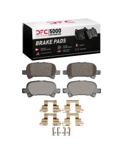 DFC 02-08 Toyota Avalon Rear 5000 Advanced Ceramic Brake Pads and Hardware Kit - 1551-0828-01