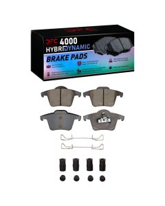 DFC 03-14 Volvo XC90 Rear 4000 HybriDynamic Brake Pads and Hardware Kit - 4000-0980-01