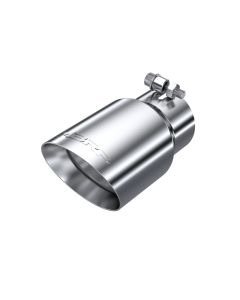 MBRP T304 Stainless Steel 4" O.D. Dual Wall Angled 3" Inlet 8" Length Exhaust Tip- MBRP-T5122
