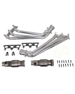 BBK 10-11 Camaro V6 Long Tube Exhaust Headers With Converters - 1-5/8 Silver Ceramic - 40410