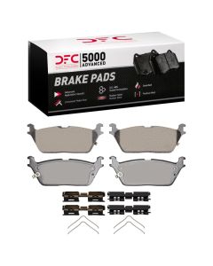 DFC 19-25 Jeep Wagoneer L Rear 5000 Advanced Ceramic Brake Pads and Hardware Kit - 1551-2169-01