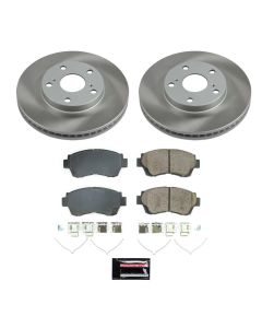 Power Stop 00-01 Toyota Camry Front Semi-Coated Rotor Kit - SC1054