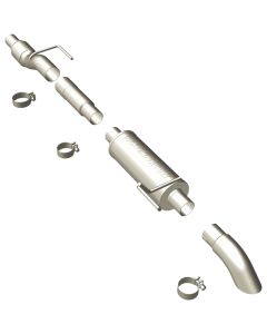 MagnaFlow 11 Ford F-150 3.5L Turbocharged SS Catback Exhaust w/ 3in SS Turn Down Tip - 17124