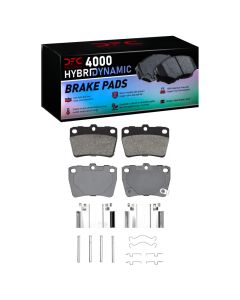 DFC 04-05 Toyota RAV4 Rear 4000 HybriDynamic Brake Pads and Hardware Kit - 4000-1051-01