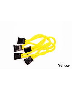 Fishbone Offroad Paracord Zipper Pulls 5 Pcs Yellow - FB51279-Y