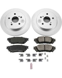 Power Stop 15-17 Lexus NX200t Rear Z17 Evolution Geomet Coated Brake Kit - CRK7739