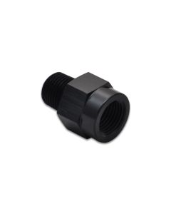 Anodized Black Aluminum BSP to NPT Adapter Fitting