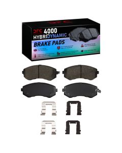 DFC 89-96 Nissan 240SX Front 4000 HybriDynamic Brake Pads and Hardware Kit - 4000-0422-01
