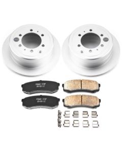 Power Stop 96-97 Lexus LX450 Rear Z17 Evolution Geomet Coated Brake Kit - CRK1156