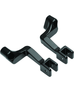 Gloss Black Passenger Peg Mounts for Indian Models