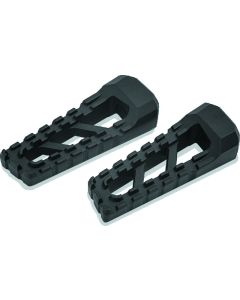 Kuryakyn Riot Pegs Satin Black - No Adaptor Needed