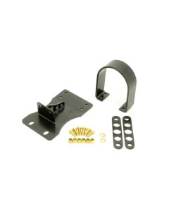 BMR 10-15 5th Gen Camaro V8 Manual/V6 Auto Front Driveshaft Safety Loop - Black Hammertone - DSL014H