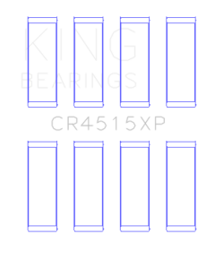 King Ford/Mazda Duratec 121ci 2.0L 16V (Size 0.25) Connecting Rod Bearings (Set of 4) - CR4515XP0.25