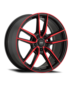 Konig Myth 19x8.5 5x114.3 ET40 Gloss Black w/ Red Tinted Clearcoat - MY8951440R