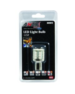 ANZO LED Bulbs Universal LED 1157 Red - 28 LEDs 1 3/4in Tall - 809012